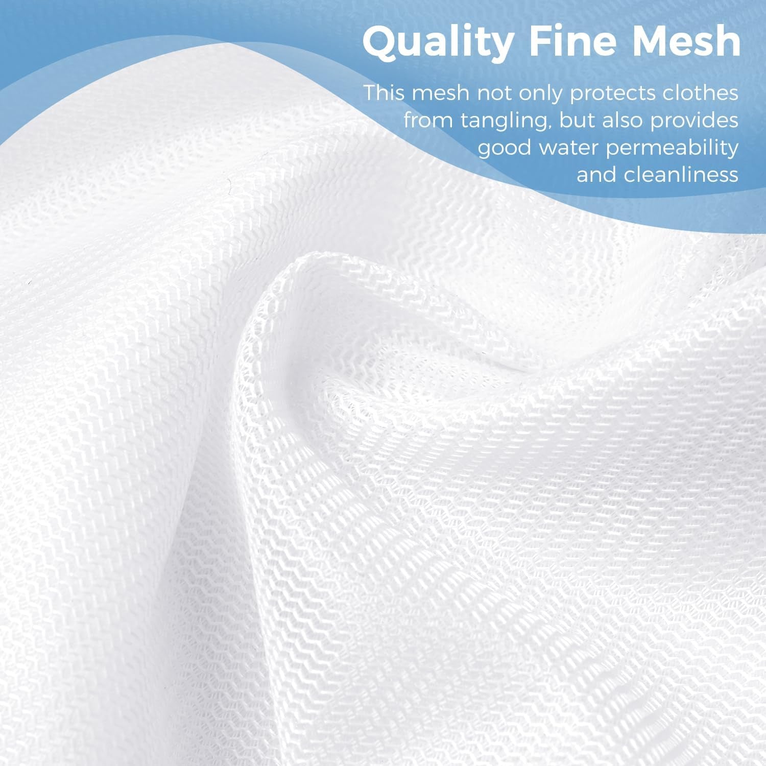 Laundry Bags Mesh Wash Bag for Intimates Lingerie and Delicates, 5Pcs (1XL,2L,2M)