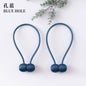 Elegant Magnetic Curtain Tiebacks – 2-Pack Decorative Polyester Buckle Clips for Effortless Style and Hold