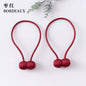Elegant Magnetic Curtain Tiebacks – 2-Pack Decorative Polyester Buckle Clips for Effortless Style and Hold