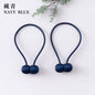 Elegant Magnetic Curtain Tiebacks – 2-Pack Decorative Polyester Buckle Clips for Effortless Style and Hold
