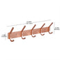 LuxeHook™ Rose Gold Wall Hooks – Sleek Storage, Effortless Style